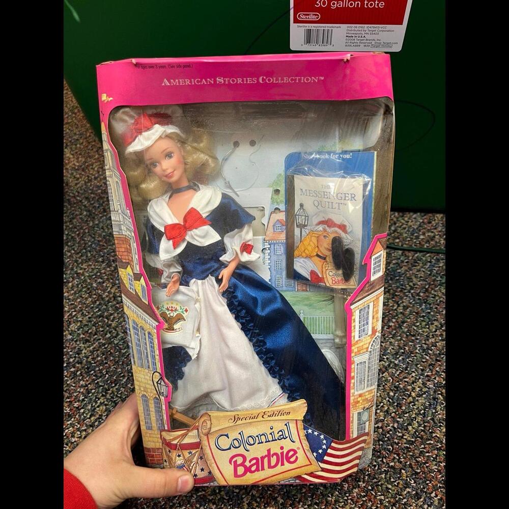 1994 Mattel Colonial Barbie Doll American Stories -Special Edition #12578